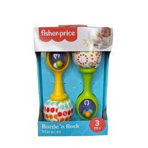 Fisher Price Rattle N Rock Maracas Rattles Baby Developmental Music Baby Toy New